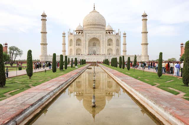 Taj Mahal a UNESCO site. 